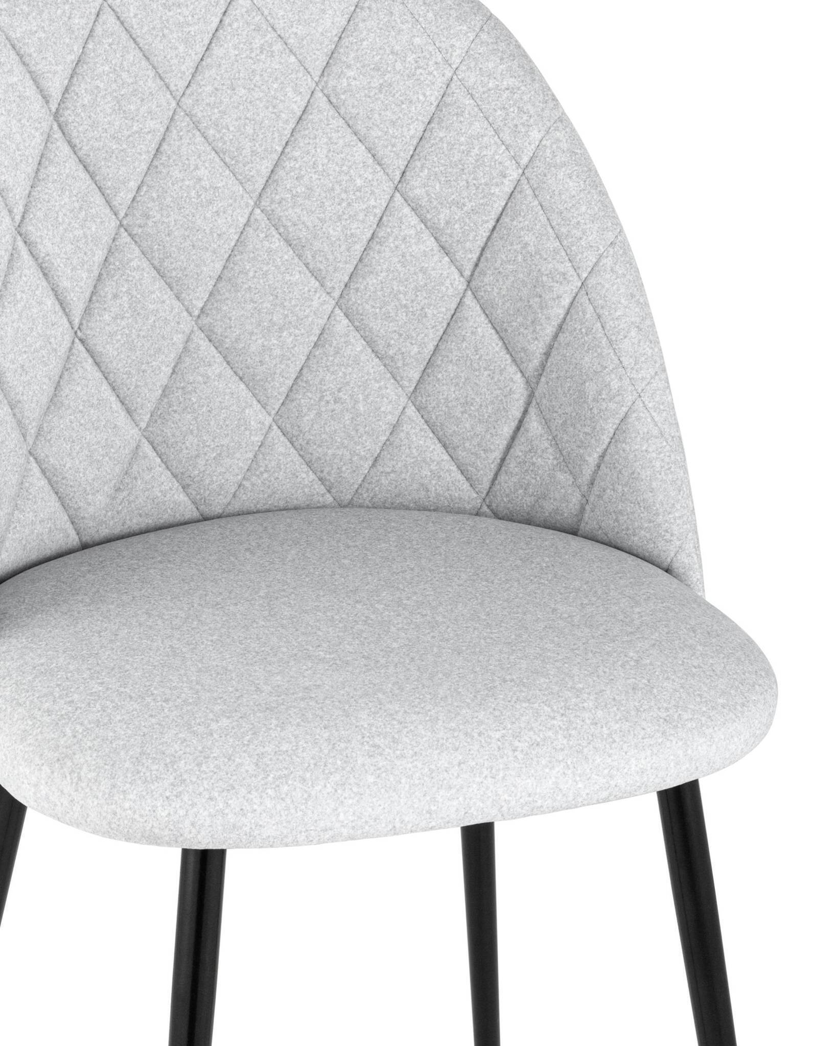 Стул Марсель микровелюр светло-серый Stool Group