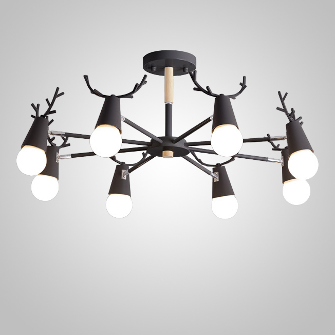 Подвесная люстра DEERCH D90 Black by ImperiumLoft