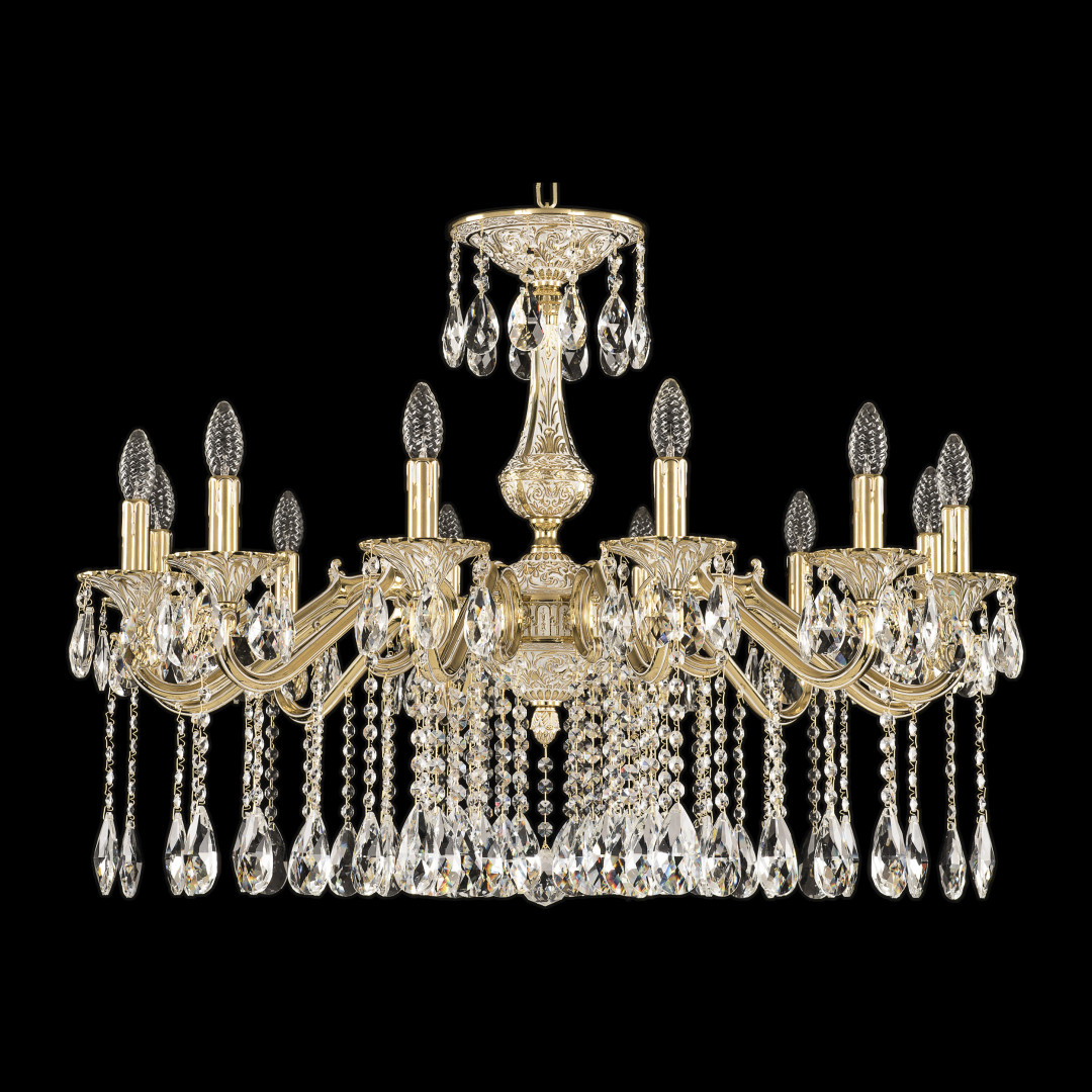 Люстра бронзовая с хрусталём 71102/12/300 A GW