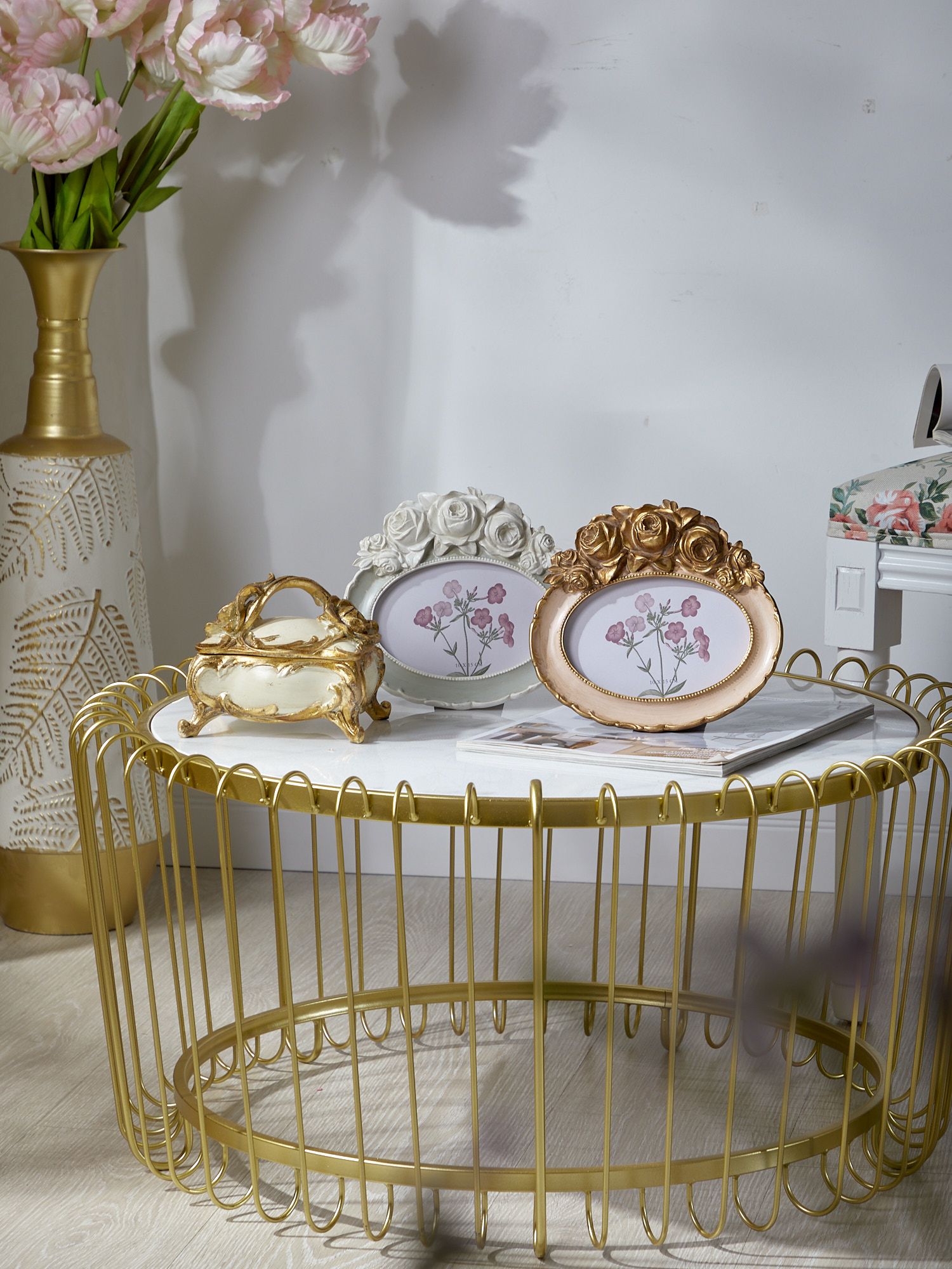 Шкатулка с розами, под старину Glasar 28-176