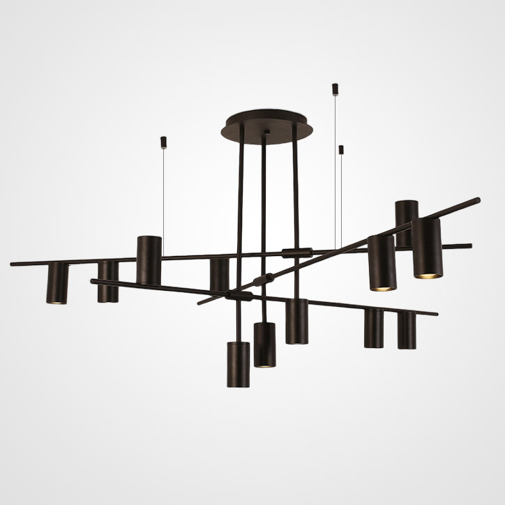 Потолочная люстра CASA N L12 Black by ImperiumLoft