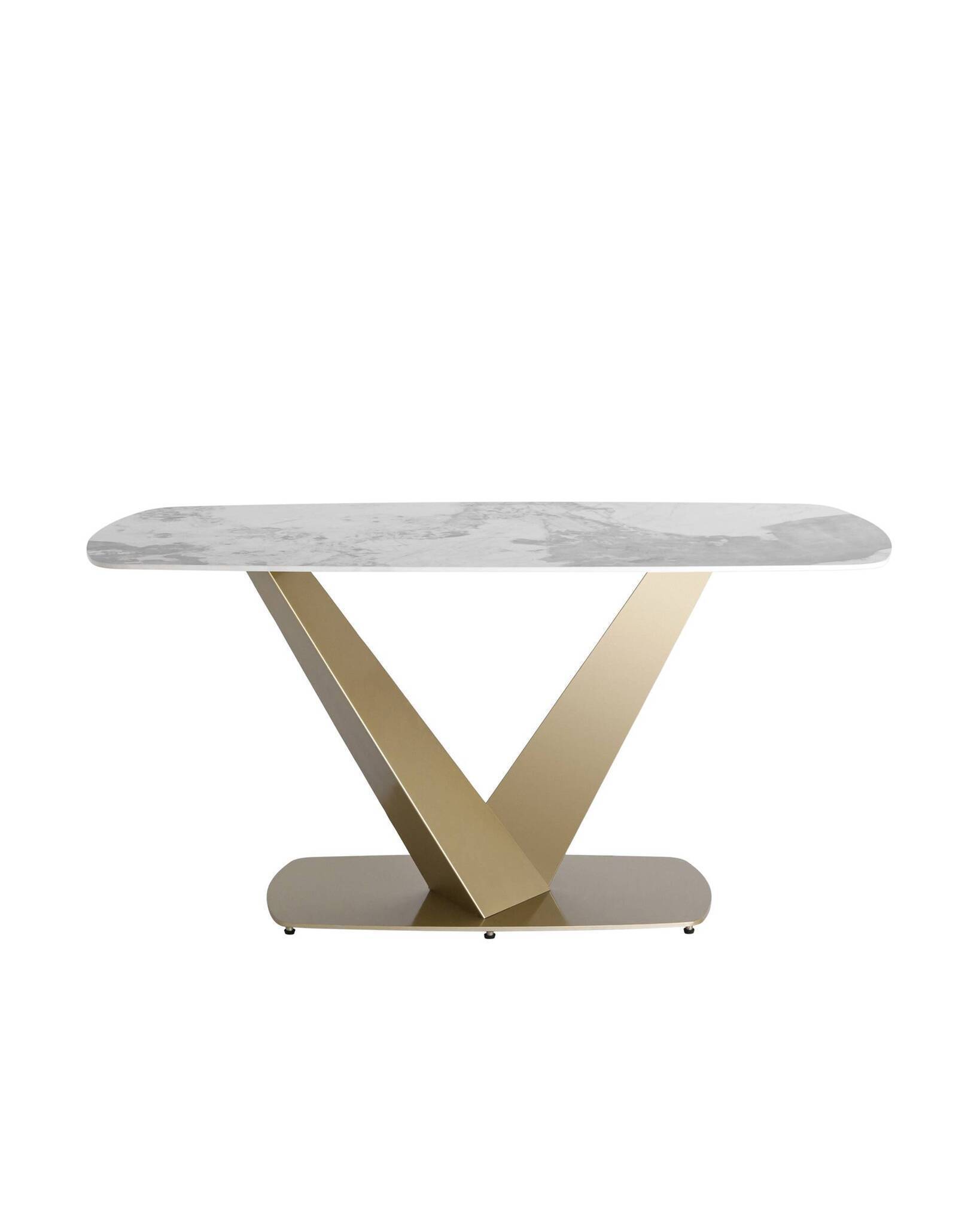 Стол обеденный Аврора 160*90 керамика светлая Stool Group