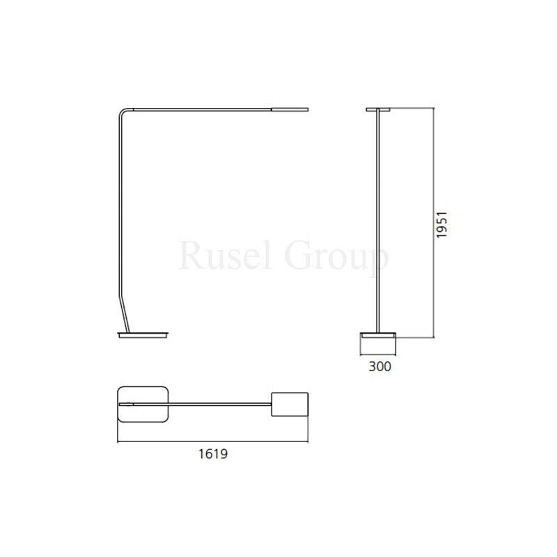 Напольный светильник Artemide 90°