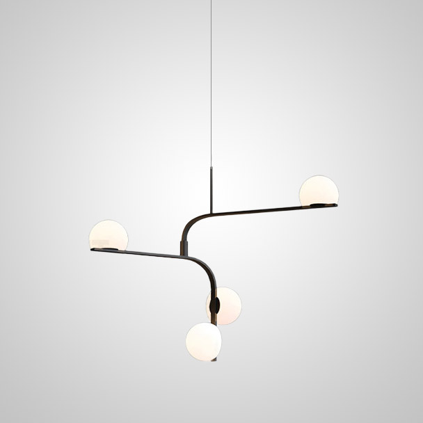 Подвесной светильник ARCANUM ANGLE Black by ImperiumLoft