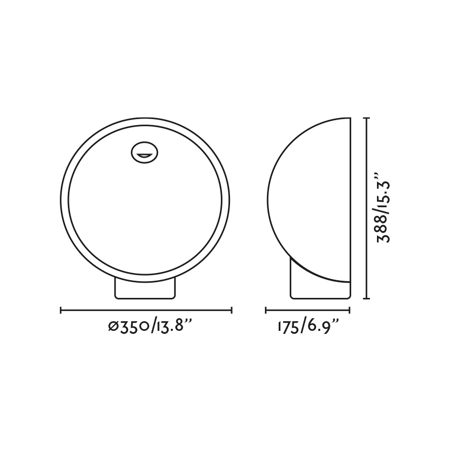 Маяк GAIA темно-серый LED 6W 2700K Faro