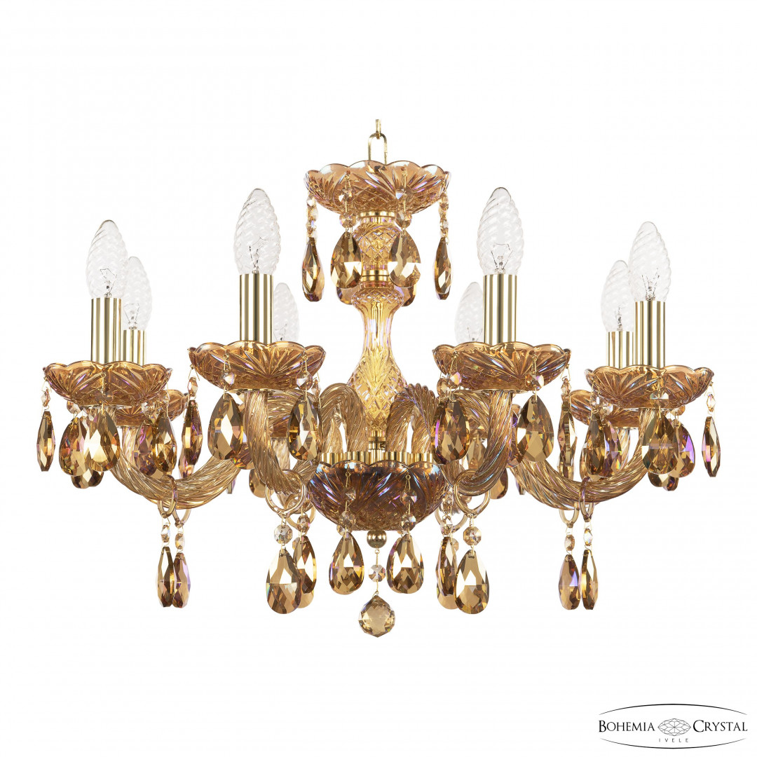 Люстра хрустальная 117/8/195 G M777 Bohemia Ivele Crystal