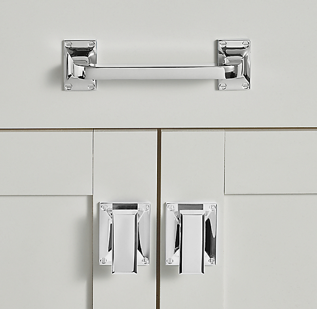 Ручка-скоба Restoration Hardware Marais L.15.2 Lac.Burnished Brass