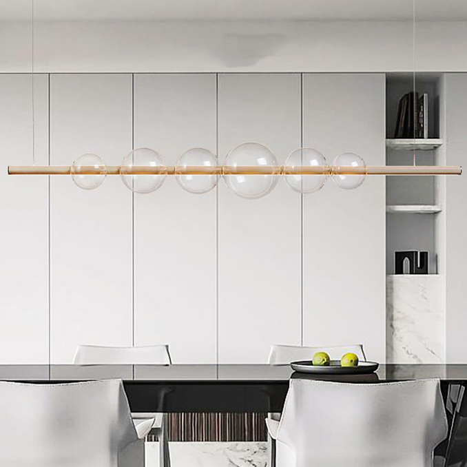 Реечный, рядный светильник BODO L120 by ImperiumLoft