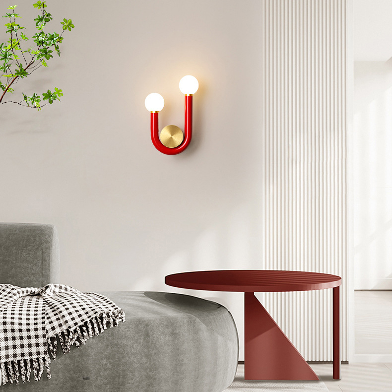 Бра COLLE L2 Red by ImperiumLoft