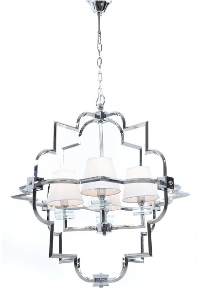 Подвесная люстра Lumina Deco LDP 8020-4 CHR+WT
