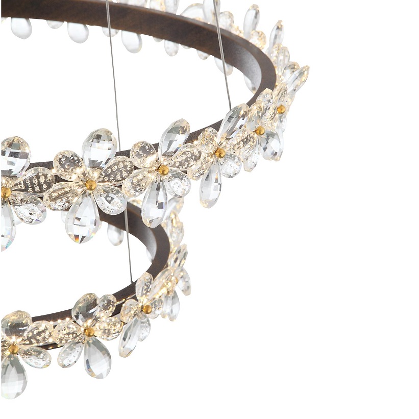 Кольцевая светодиодная люстра KRAFUR by ImperiumLoft