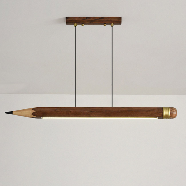 Подвесной светильник SWAN L90 Light wood by ImperiumLoft