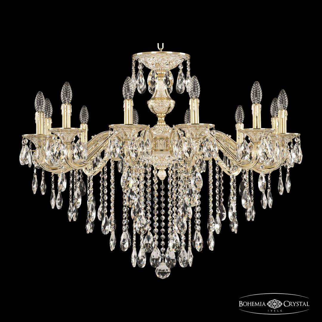 Люстра бронзовая с хрусталём 71202/12/300 B GW