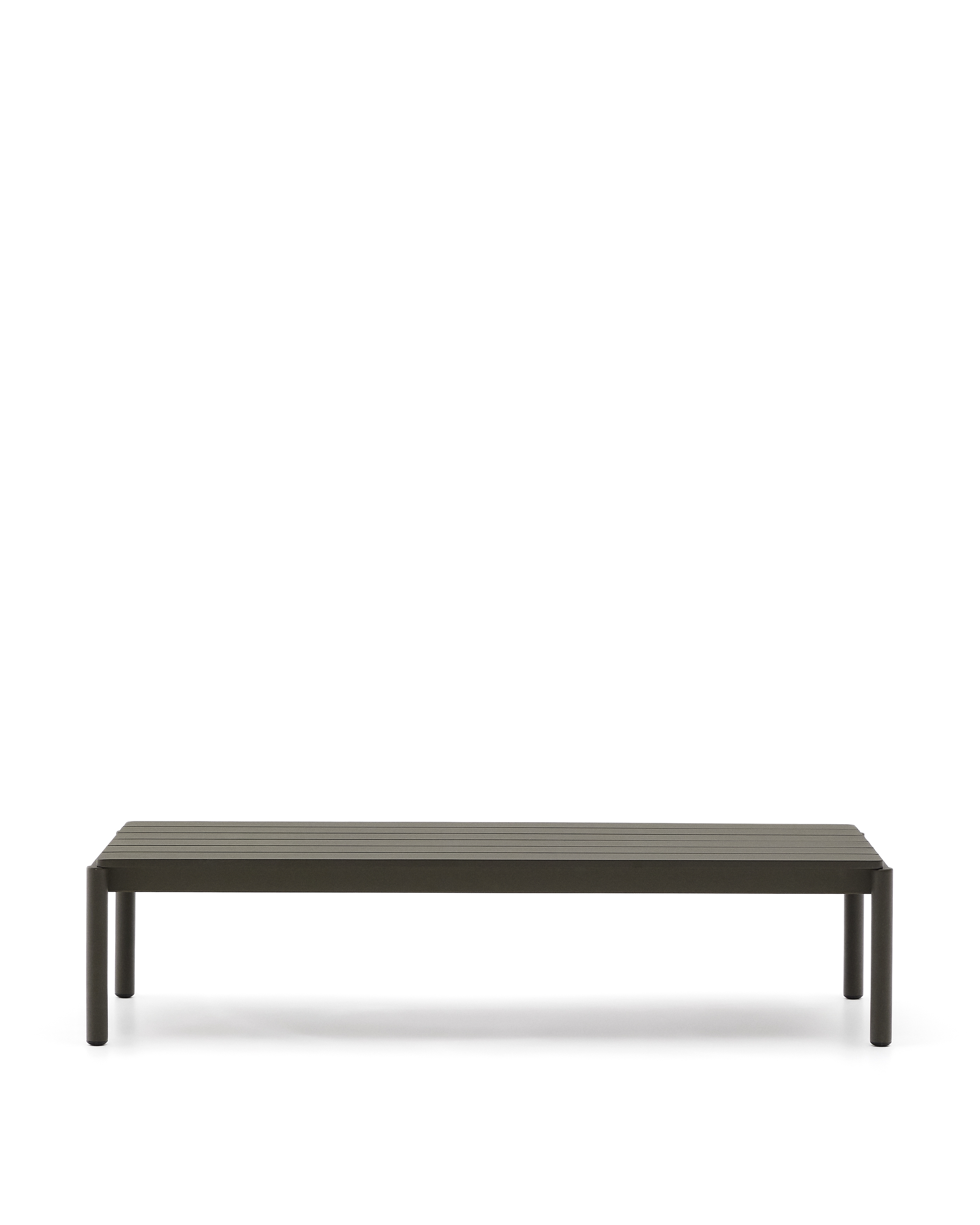 Журнальный столик Sorells из зеленого алюминия 63 x 149 см La Forma 251402
