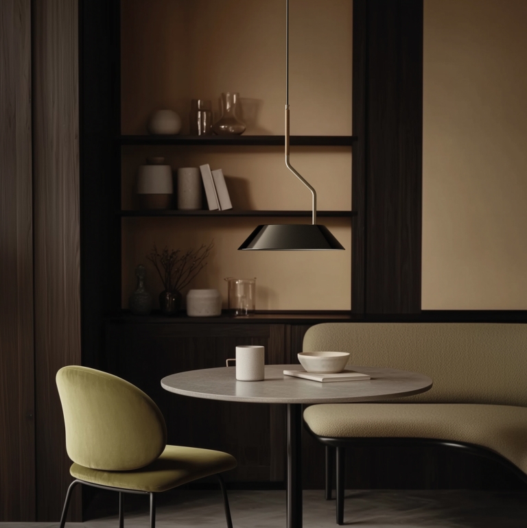 Подвесной светильник Aider матовая латунь Aromas del Campo