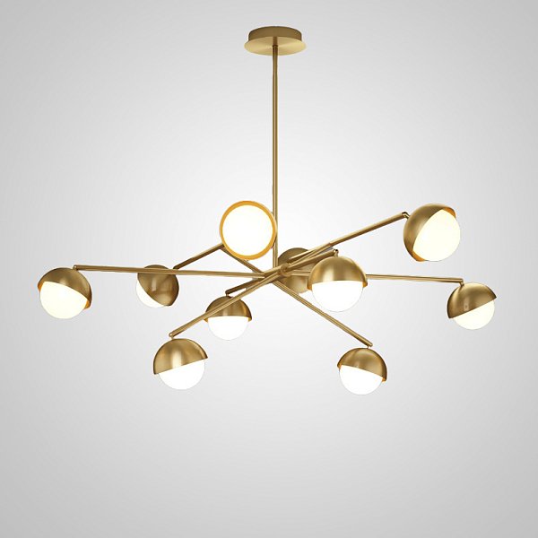 Потолочная люстра KENDALL L10 Gold by ImperiumLoft