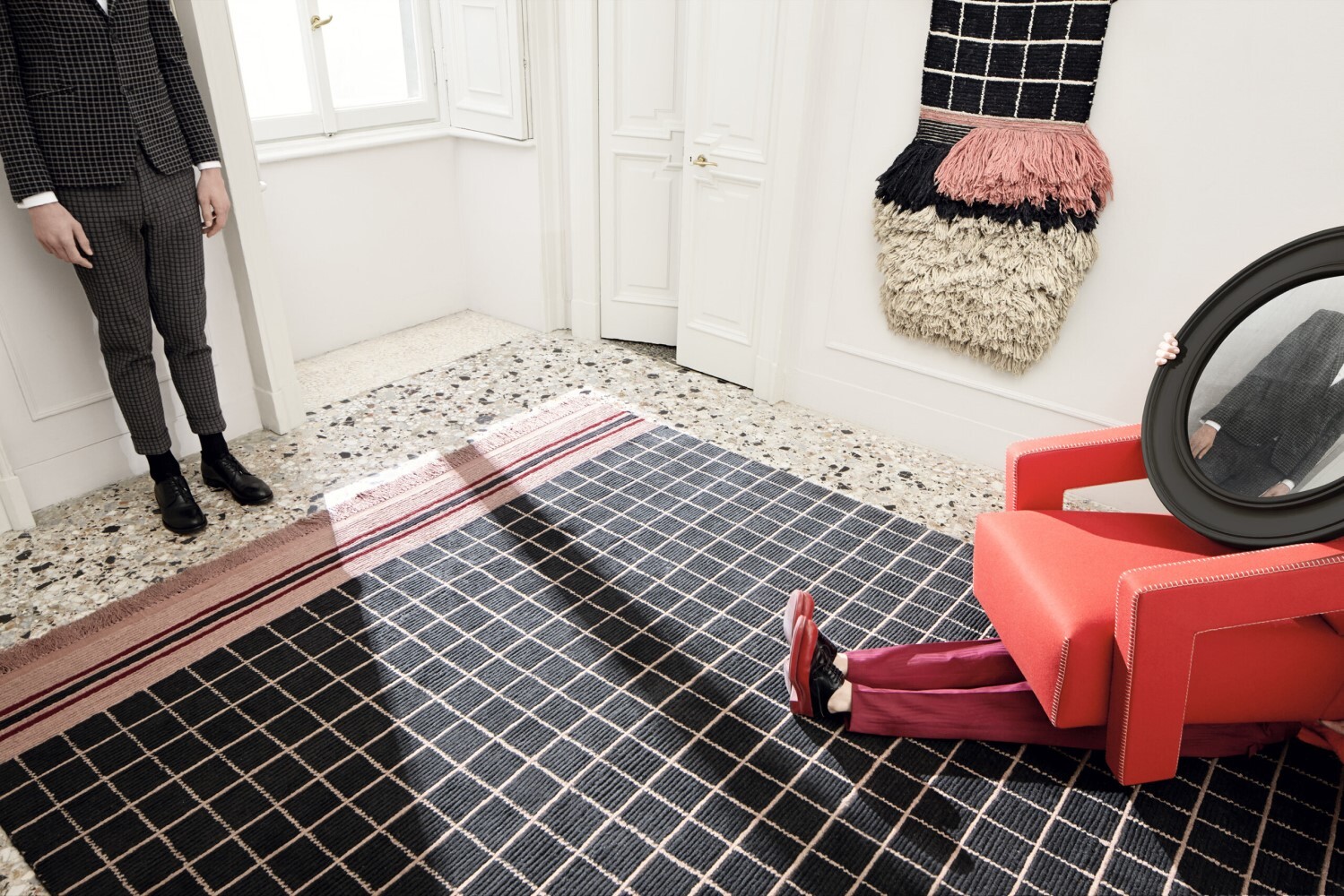 Ковер CC-TAPIS Quadro celeste #870