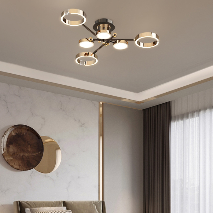 Потолочная люстра SELLIF CH L12 Brass by ImperiumLoft