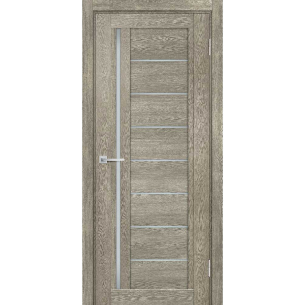 Межкомнатная дверь Graf ТЕХНО-801 белый сатинат Гриджио (1900 х 550)