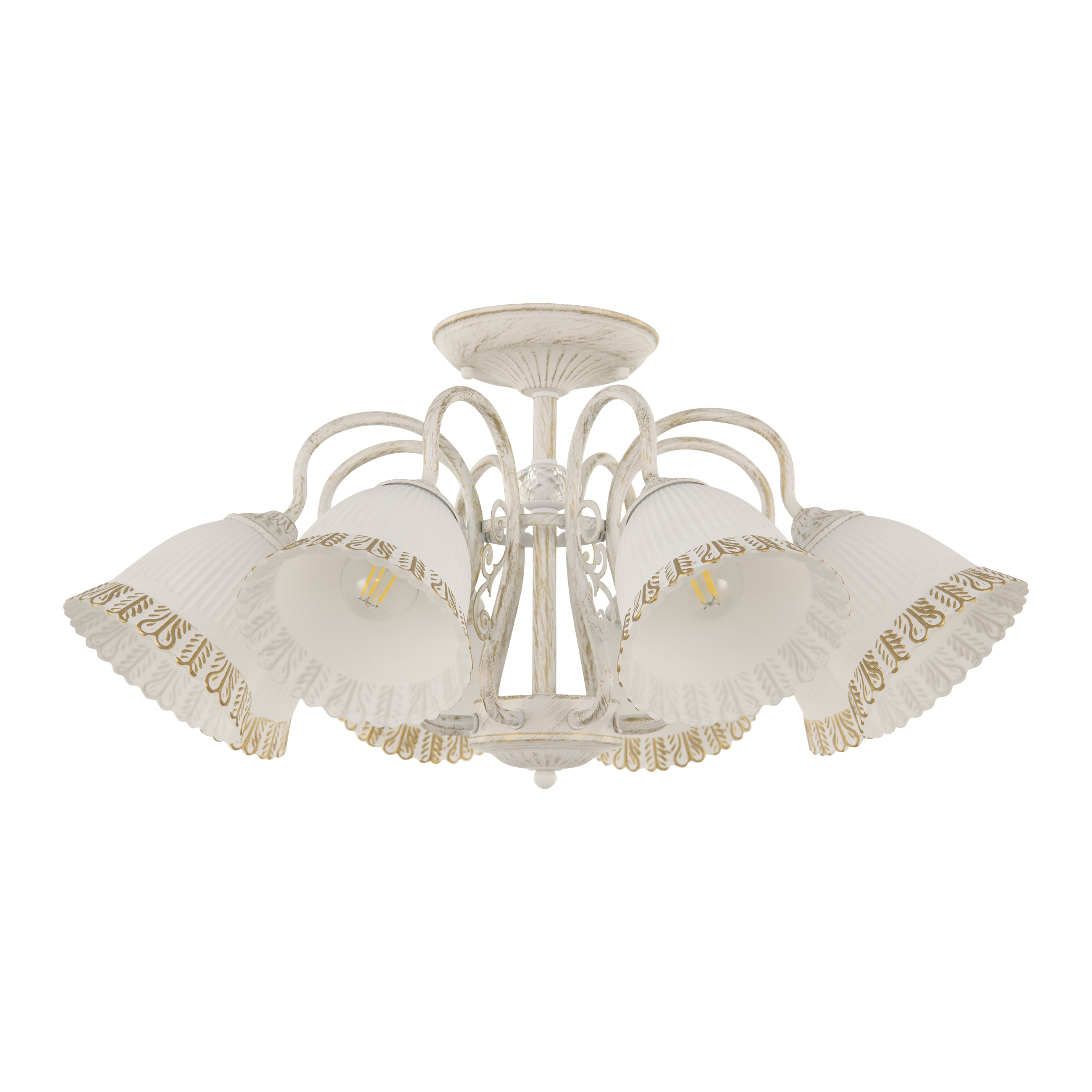 Люстра с плафонами 340800/8 WT+G Arte Milano