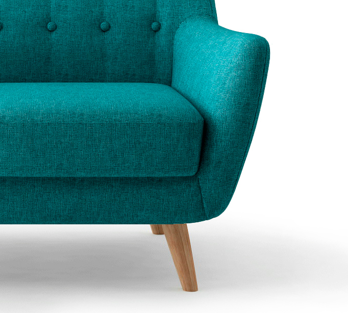 Диван Picasso двухместный синий Bradex Home FR 0364