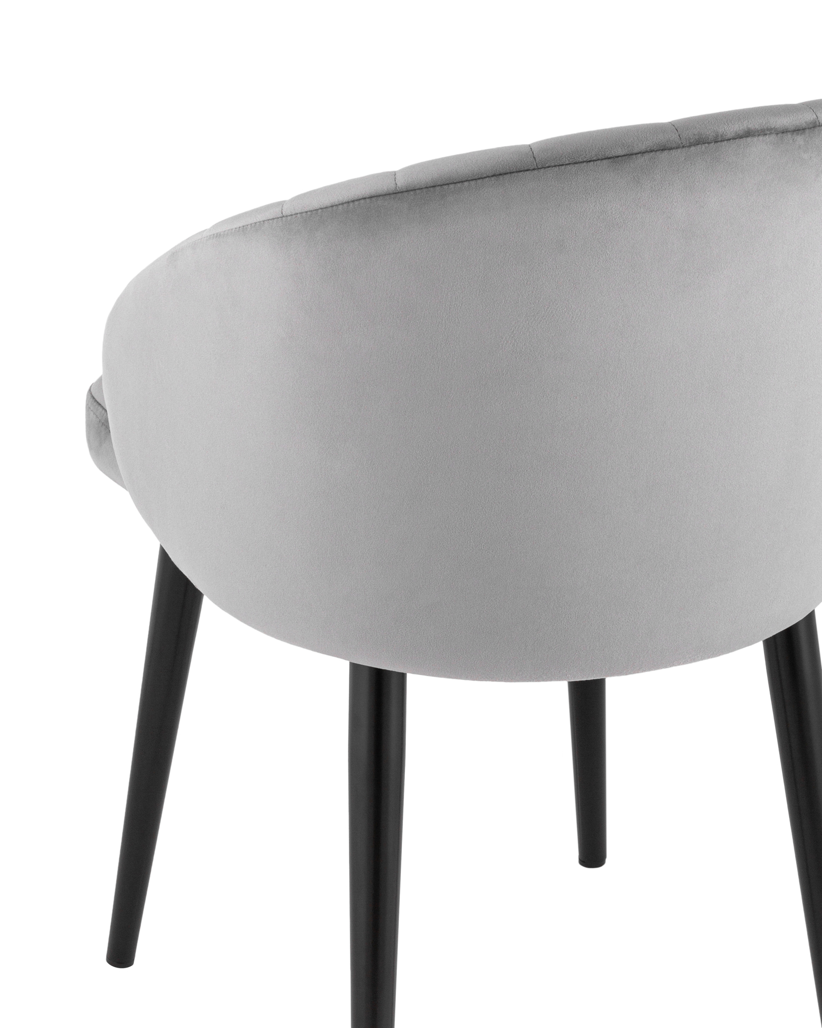 Стул с подлокотниками Брюссель велюр серый Stool Group
