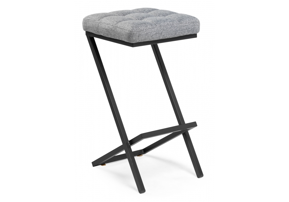 Барный стул Woodville Амаури графит / черный матовый 507432