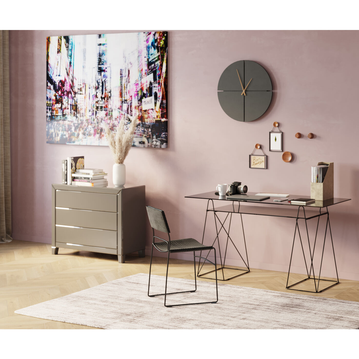 Часы настенные Andrea 53655 Kare