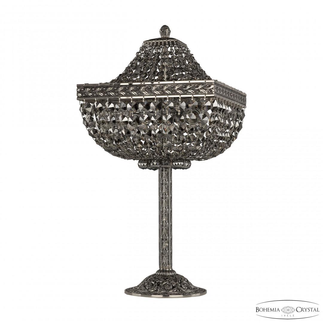 Настольная лампа с цветным хрусталём 19282L6/H/25IV NB R781