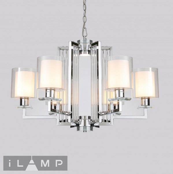 Подвесная люстра iLamp RM6201-6 CR+CL