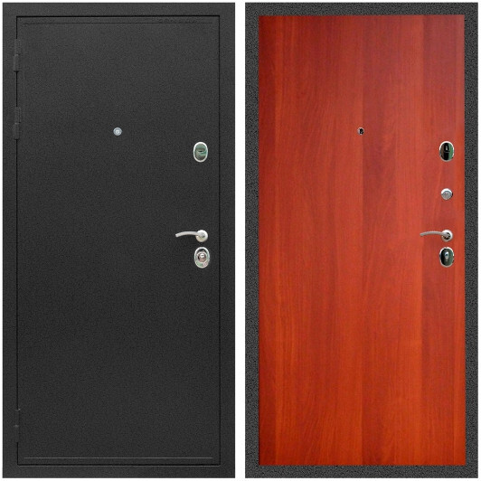 Дверь входная Graf Престиж Черный крокодил / МДФ 6 мм ПЭ Итальянский орех