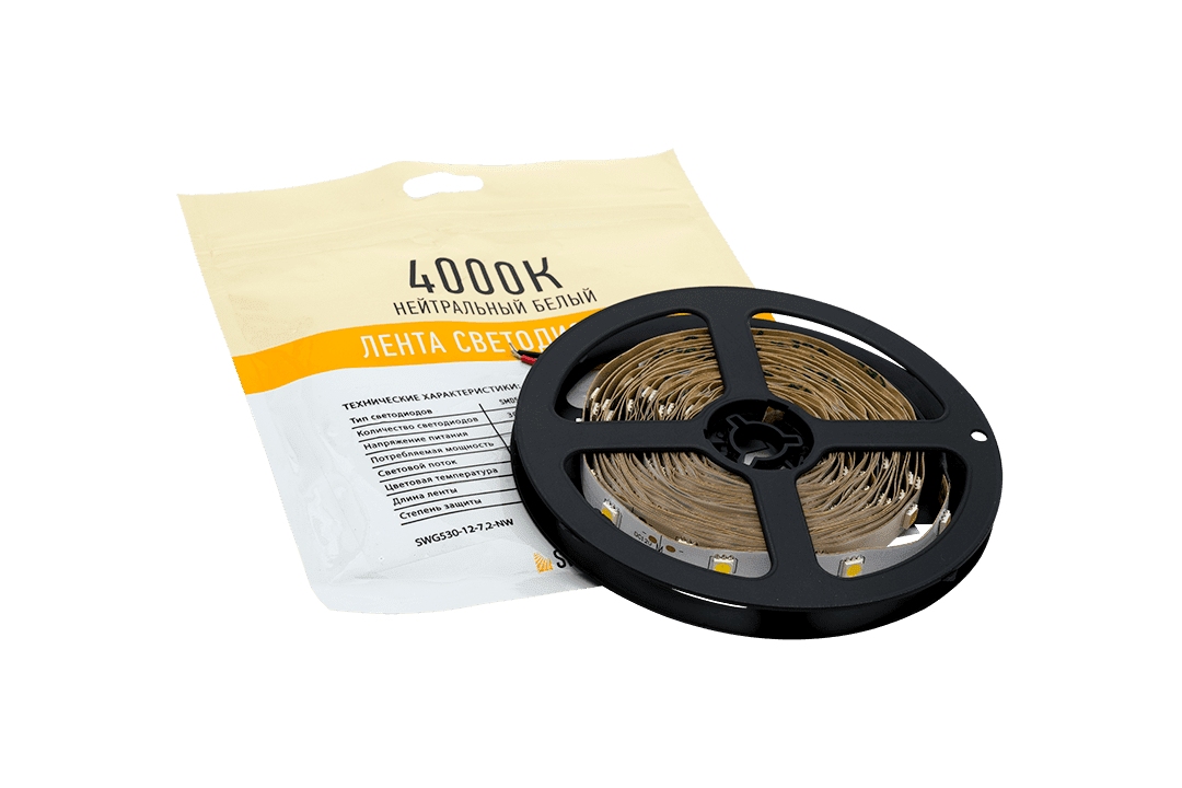 Лента светодиодная SWG SWG530-12-7.2-NW