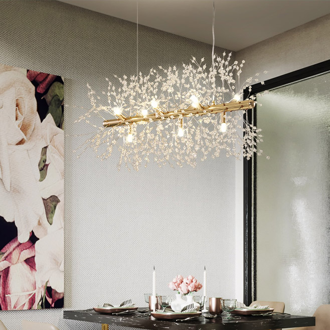 Потолочный светильник ROSALIA LONG L72 Brass by ImperiumLoft