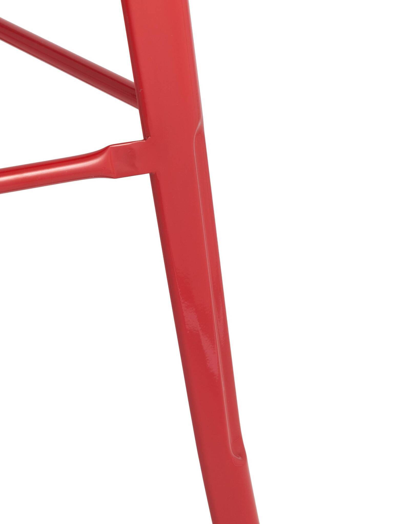 Стул барный TOLIX красный глянцевый Stool Group