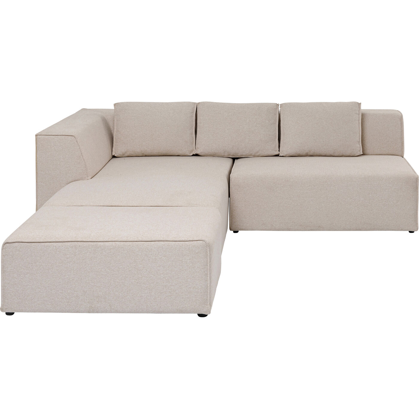 Диван угловой левосторонний Infinity Ottomane Creme Left KARE 85493