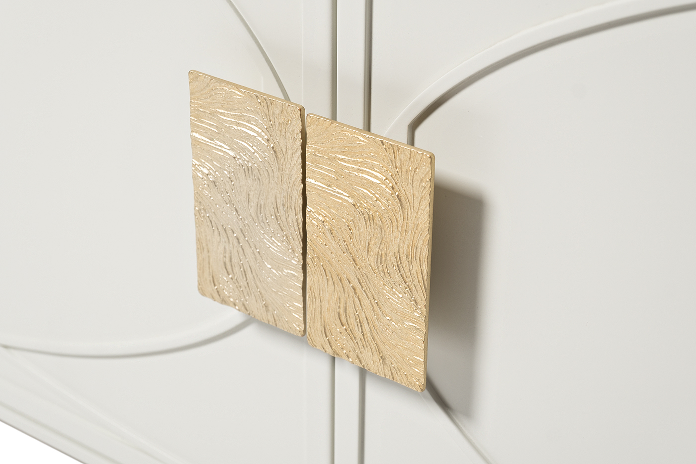 Тумба под телевизор бежевая с дверцами Garda Decor 151SV-00004