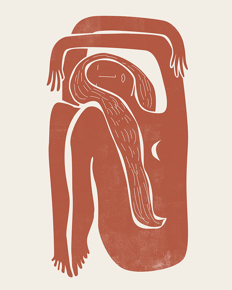 Интерьерный постер Moon River Louvre Home DPP350924VHS