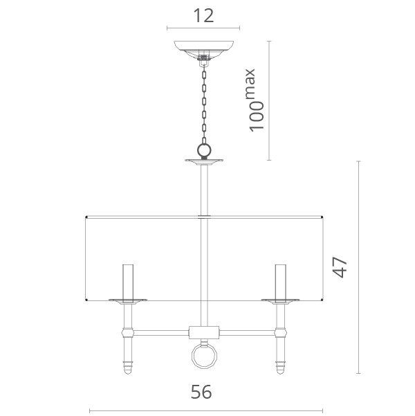 Подвесная люстра Divinare 1162/01 SP-5