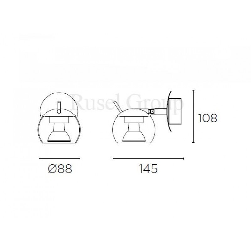 Настенный светильник Leds C4 NOK AP
