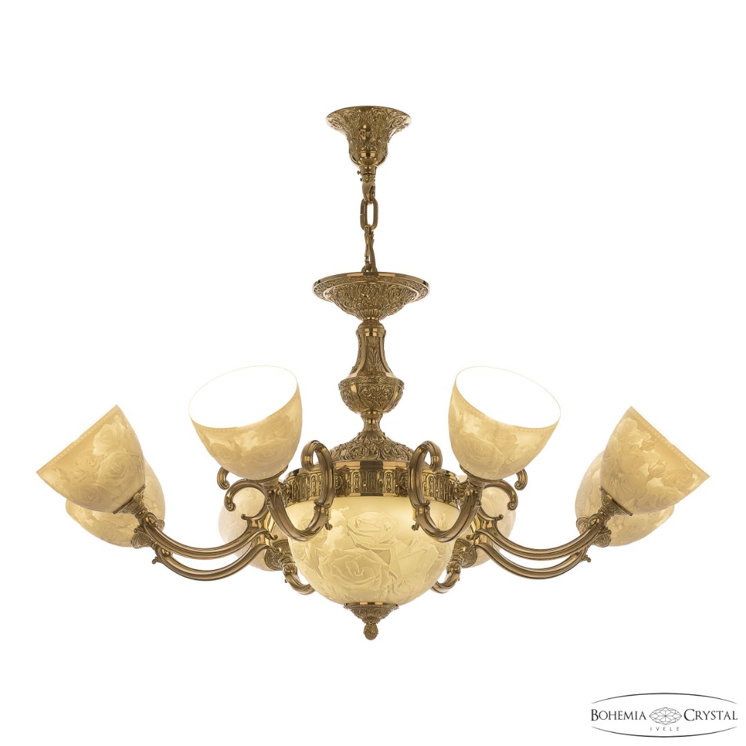 Люстра бронзовая 72213P/8/210 G P1 U Rose