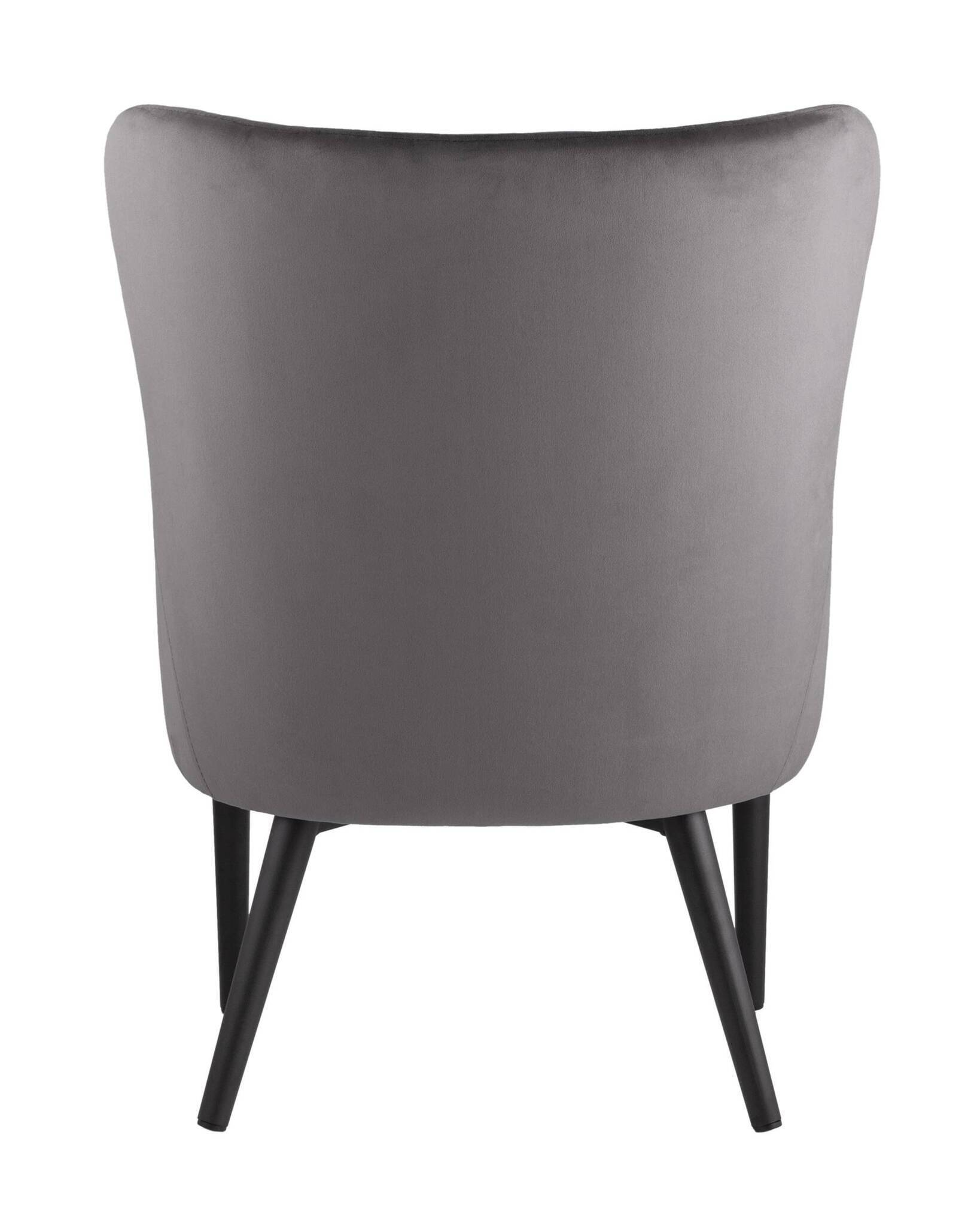 Кресло Ститч велюр серый Stool Group
