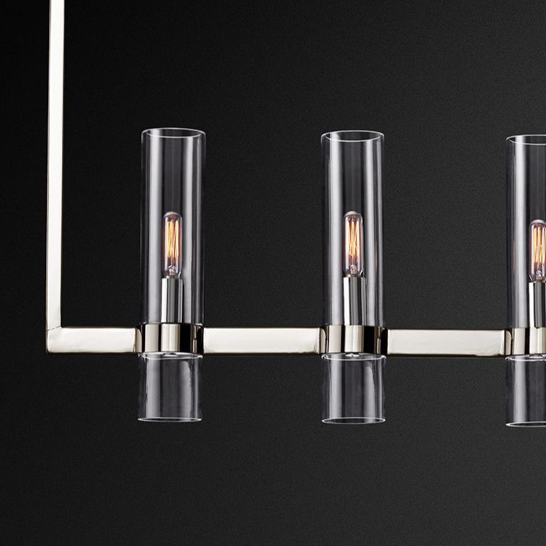 Люстра Restoration Hardware Ravelle Linear 59" Nickel