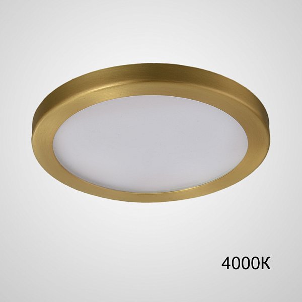 Точечный светодиодный светильник HEIN D10 Brass 4000К by ImperiumLoft