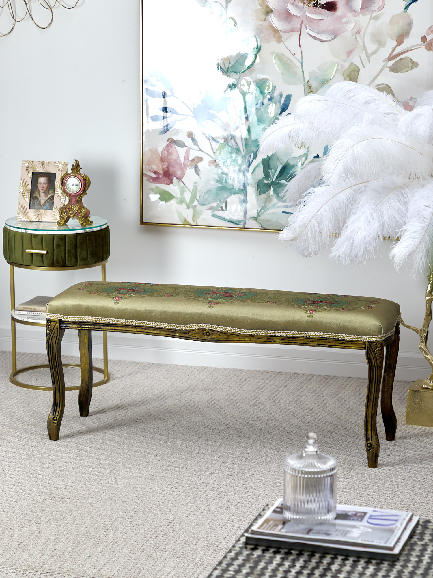 Тумба прикроватная Glasar 49-242