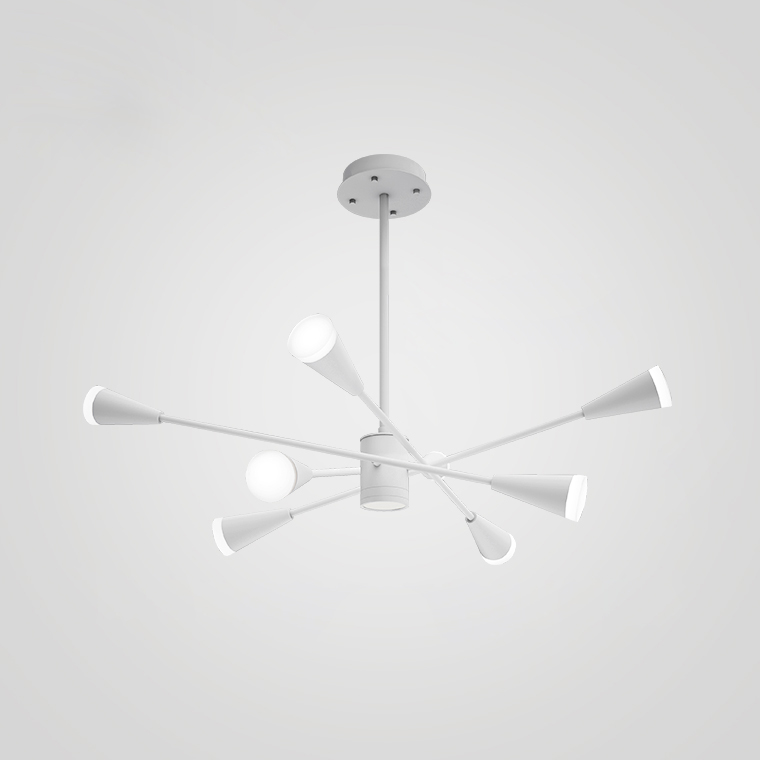 Подвесная люстра MILTON 8 Белый by ImperiumLoft