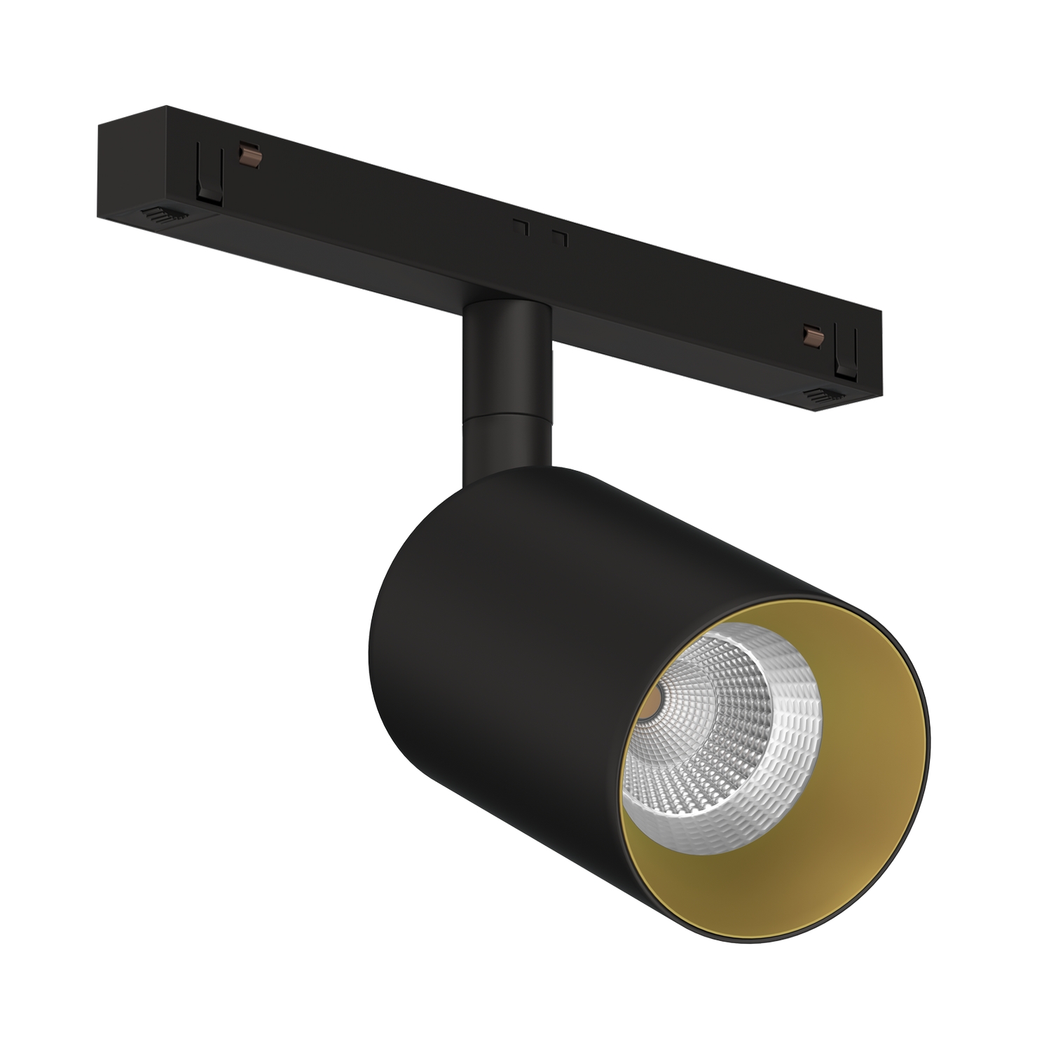 Светодиодный светильник для магнитной системы Ledron Sagi S60 DALI Black-Gold 3000K