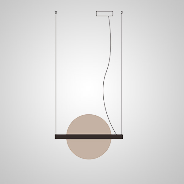 Подвесной светильник LIBERTY L76 Blue by ImperiumLoft