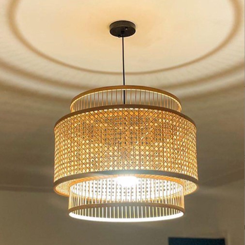 Подвесной светильник из бамбука DROPI D50 by ImperiumLoft