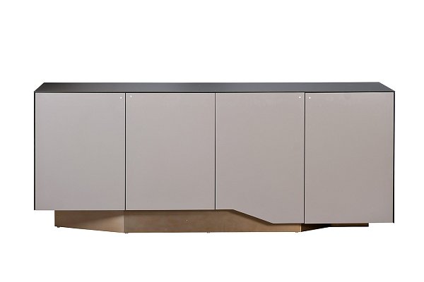 Комод со стеклянной столешницей Garda Decor 58DB-19012