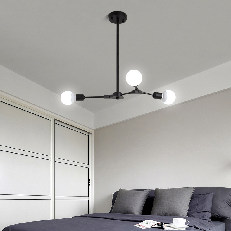 Люстра На Штанге Late D103 Black By Imperiumloft